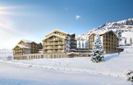 New apartment with a balcony and a terrace in a residence with a fitness room and a spa area, in the center of Huez, France for 1,629,000 €