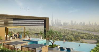 Apartments in a first-class complex Berkeley Place with a wide range of amenities, MBR City, Dubai, UAE