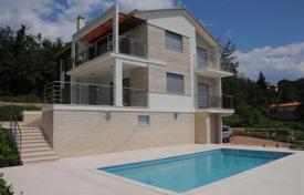 New villa with pool and panoramic views of the Kvarner Bay in Opatija and islands. Price on request