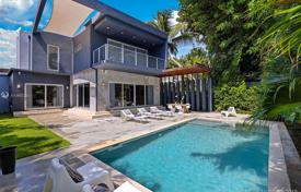 Comfortable villa with a backyard, a swimming pool, a terrace and a parking, Miami, USA for $2,650,000