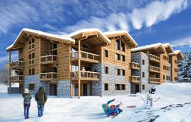Three-bedroom apartment with a garden in a new building with a direct access to the ski lift, Les Gets, France for 1,250,000 €
