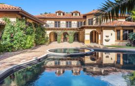 Mediterranean villa with a private garden, a pool, a garage and a terrace, Coral Gables, USA for $3,950,000