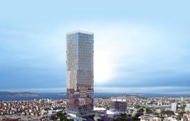 High-rise residence with a swimming pool and a sports center near the coast, Istanbul, Turkey for From $191,000