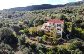 Spacious villa with a guest apartment, an orchard and sea views in the Peloponnese, Greece for 850,000 €