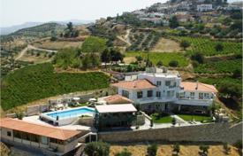 Spacious villa with a pool, garden and panoramic views in Heraklion, Crete, Greece for 2,300,000 €