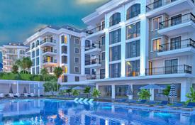 Spacious apartments with balconies in a new residence with swimming pools and sports grounds, Oba, Turkey for $236,000