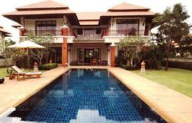 Spacious villa with a swimming pool and a garden in a residence with a tennis court, a spa center and a hotel, Bang Tao, Phuket, Thailand for $3,600 per week
