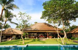 Luxury guarded villa with a swimming pool, a tennis court and a panoramic view of the ocean, Canggu, Bali, Indonesia for $7,000 per week