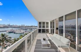 Four-room apartment with a view of the port and the ocean in Miami Beach, Florida, USA for $3,389,000